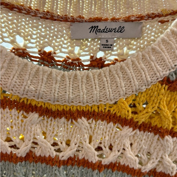 Beautiful Madewell sweater top with short sleeve barely worn! - Picture 2 of 4